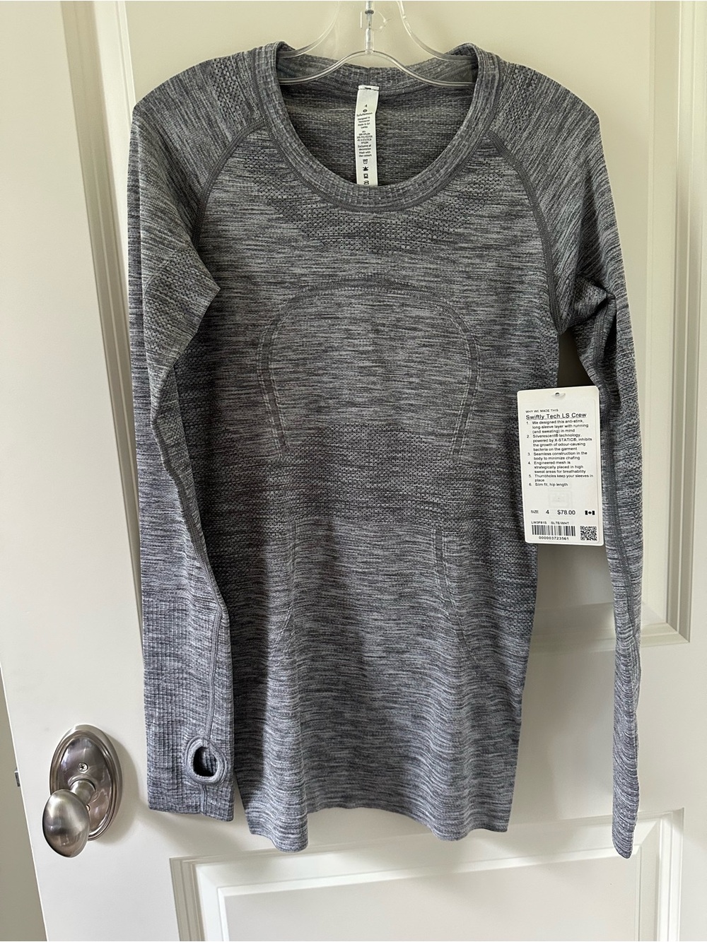 NWT lululemon swiftly tech long sleeve